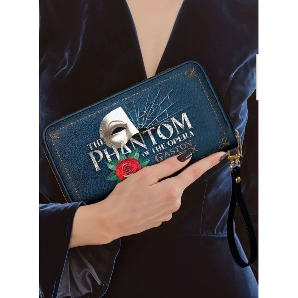 The Phantom Of The OperaWallet Horror Goth Halloween NWT Broadway